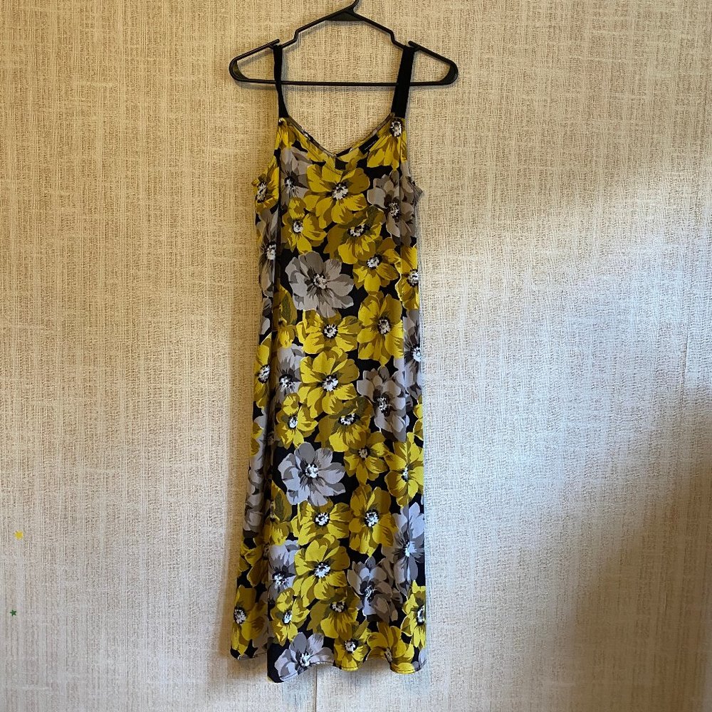 90s Floral Midi dress